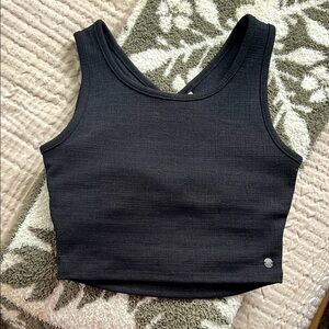 ROXY black sleeveless top